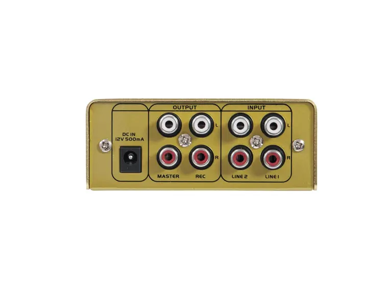 OMNITRONIC GNOME-202 Mini mixer gold 